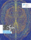 Digital illustration of a brain on the cover of the Impact Report